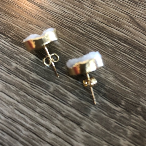 Druzy earring - Picture 4 of 7